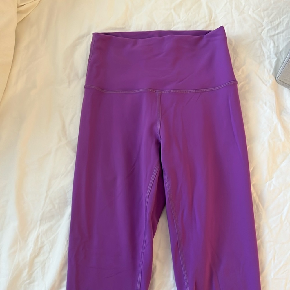 Lululemon wunder train leggings 25’ with drawstring